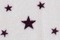А 071 бордовые звёздочки на белом