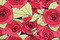 Л 179 розовые розы_бежевые листья