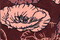 Л 029 коричневый_бежевые цветы